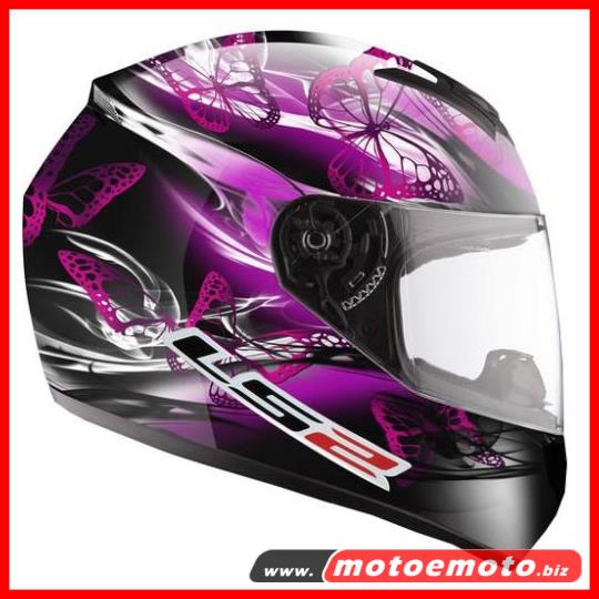 MOTO E MOTO  Caschi » LS2 » LS2 » Ls2 Integrale Donna FF352 Flutter Nero  Rosa