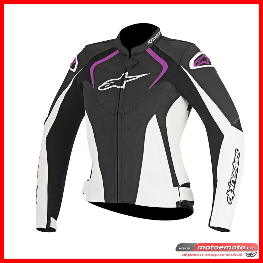 Alpinestars Giacca Alpinestars Impermeabile Stella T-Jaws Black White Fuchsia Misura XXL 