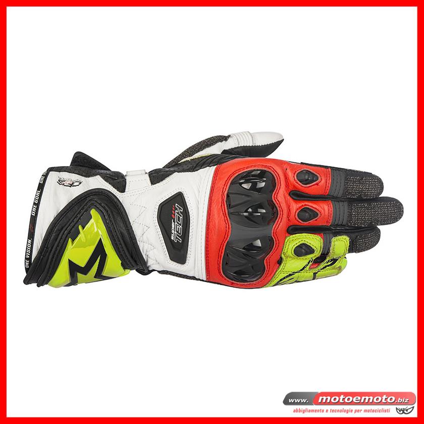 ALPINESTARS GP PRO r2 sport Guanto Nero//Bianco//Fluo-Giallo