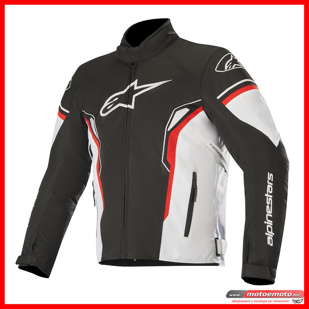 Alpinestars GIACCA JACKET MOTO SCOOTER CITTA ALPINESTARS VISTA DRYSTAR TESSUTO NERO TG S 