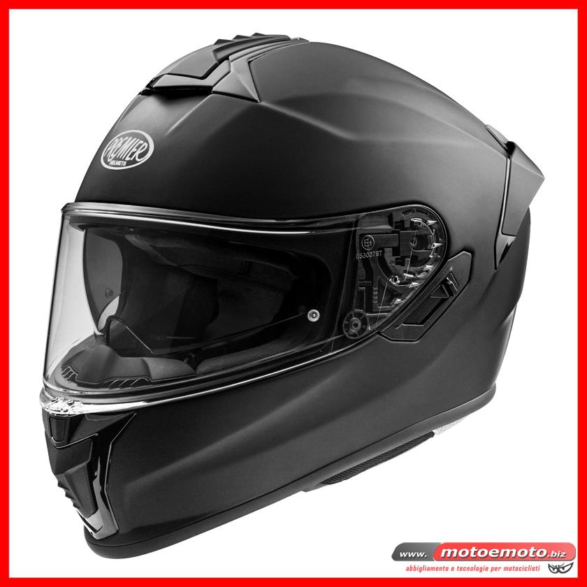 Casco Moto Premier COOL U9BM | Nero Opaco | Taglia S | Visiera Antigraffio | Interni Lavabili - Foto 9