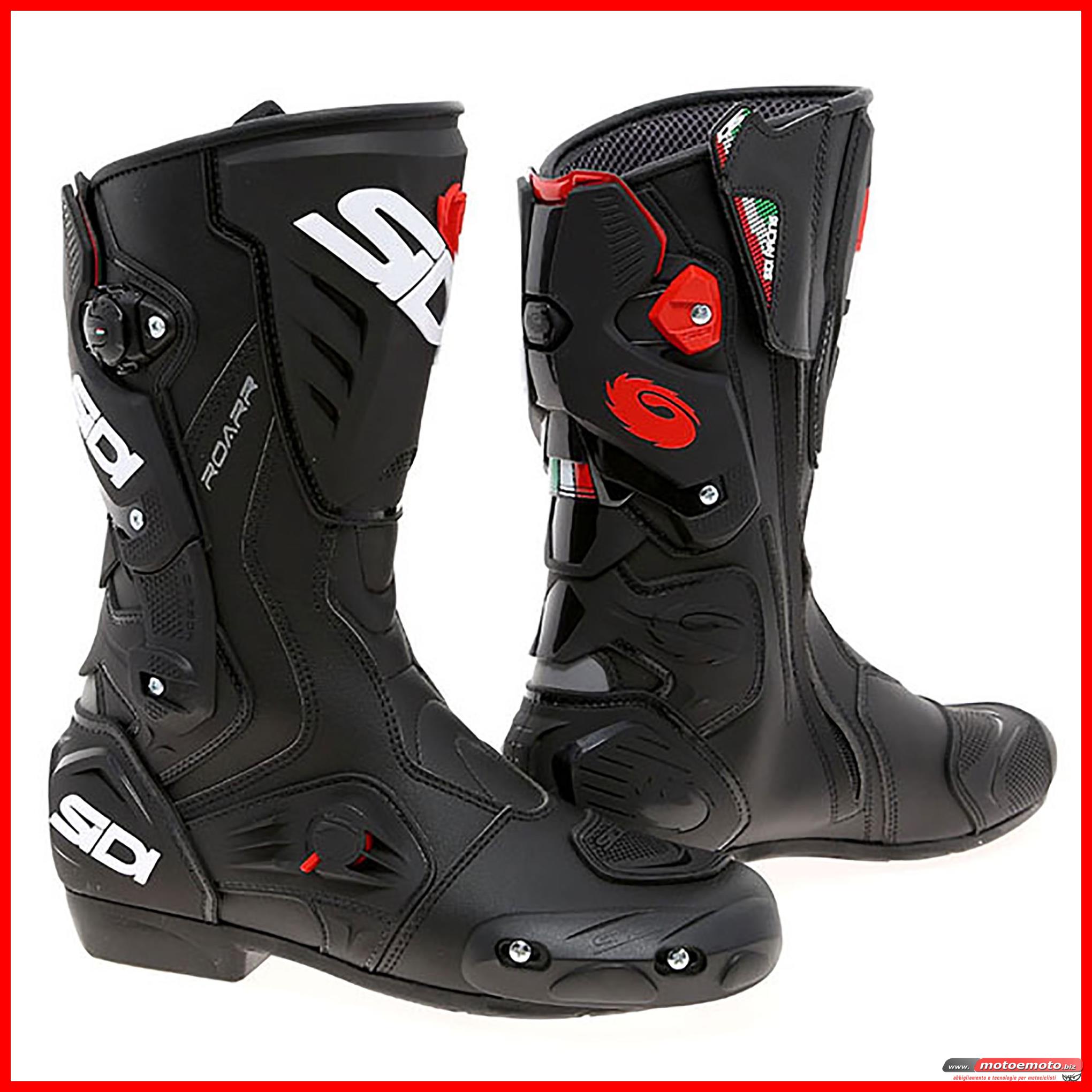 Stivali Moto Sidi Roarr Bianco-Nero